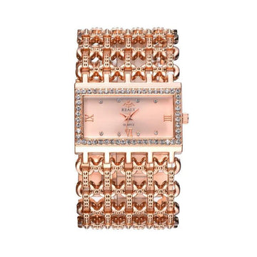 Classic Square Gold Women Watches High-end Temperament Ladies Dress Bracelet Watch Luxury Diamonds Quartz Wristwatch Montre - The Jewellery Supermarket